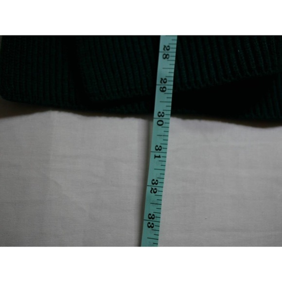 Basic Editions Acrylic Long Sleeve Button Green Cardigan Sweater Mr. Rodgers Med - Picture 5 of 6